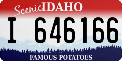 ID license plate I646166
