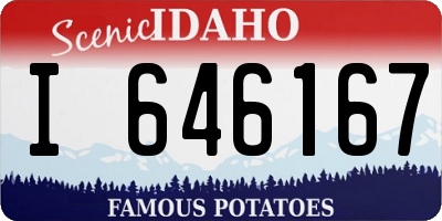 ID license plate I646167
