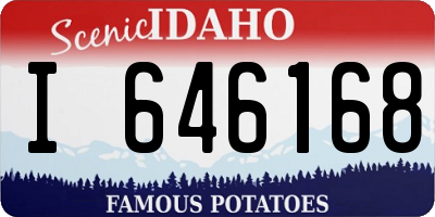 ID license plate I646168
