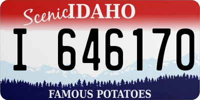 ID license plate I646170
