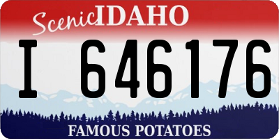 ID license plate I646176