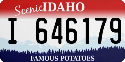 ID license plate I646179