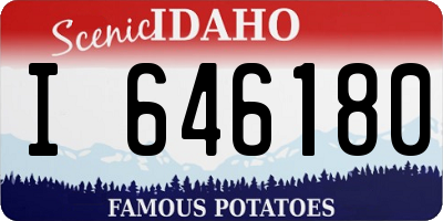 ID license plate I646180
