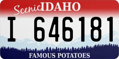 ID license plate I646181