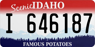 ID license plate I646187