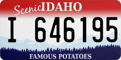 ID license plate I646195