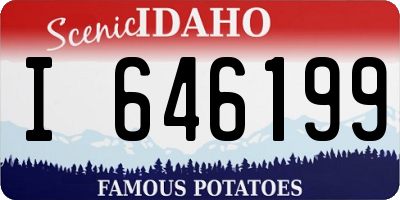 ID license plate I646199