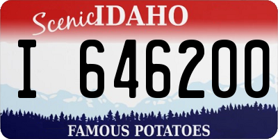 ID license plate I646200