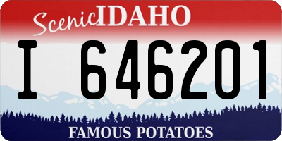 ID license plate I646201