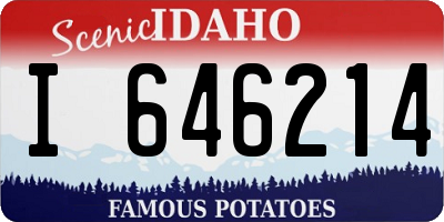 ID license plate I646214