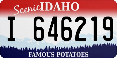 ID license plate I646219