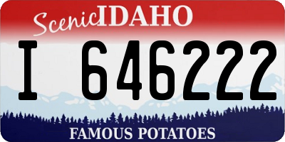 ID license plate I646222
