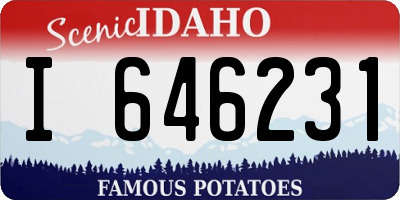 ID license plate I646231