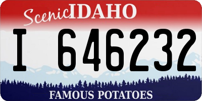 ID license plate I646232