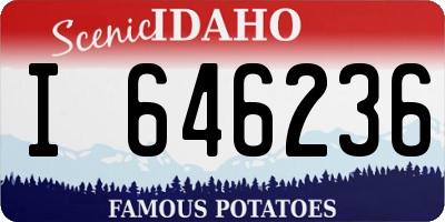 ID license plate I646236