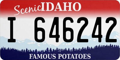 ID license plate I646242