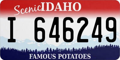 ID license plate I646249