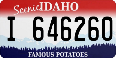 ID license plate I646260