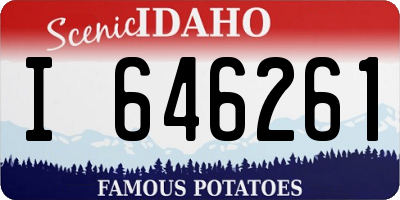 ID license plate I646261