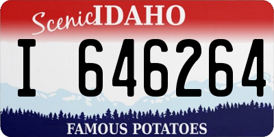 ID license plate I646264