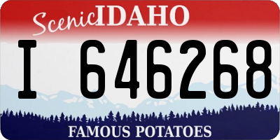 ID license plate I646268