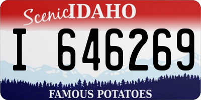 ID license plate I646269