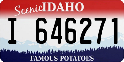 ID license plate I646271