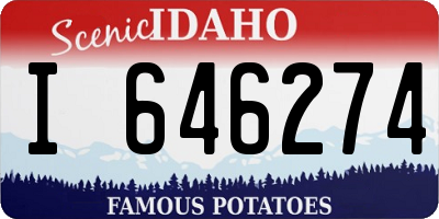 ID license plate I646274