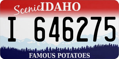 ID license plate I646275