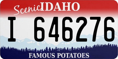 ID license plate I646276