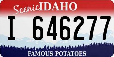 ID license plate I646277