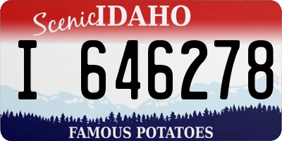 ID license plate I646278