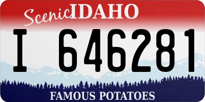ID license plate I646281