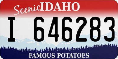 ID license plate I646283