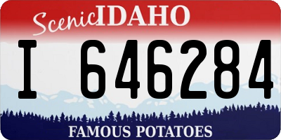 ID license plate I646284