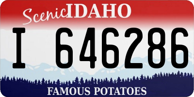 ID license plate I646286