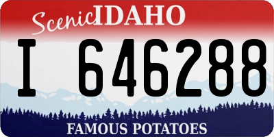 ID license plate I646288