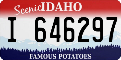 ID license plate I646297