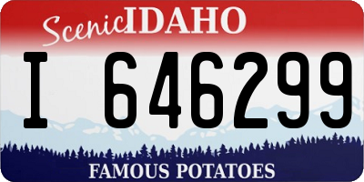 ID license plate I646299