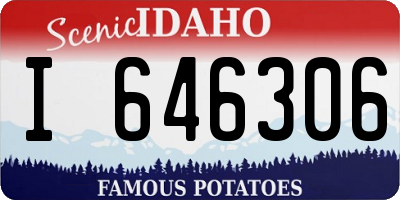 ID license plate I646306