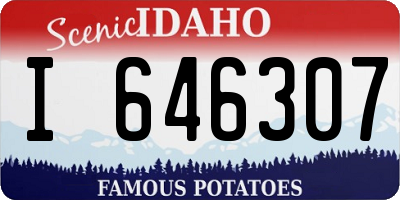 ID license plate I646307