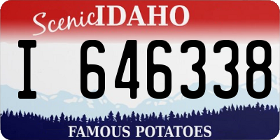 ID license plate I646338