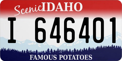 ID license plate I646401