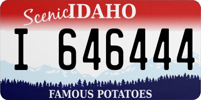 ID license plate I646444