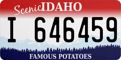 ID license plate I646459