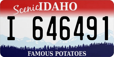 ID license plate I646491