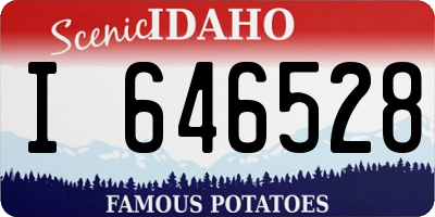 ID license plate I646528