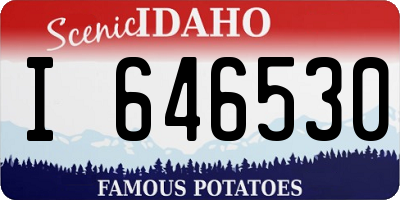 ID license plate I646530