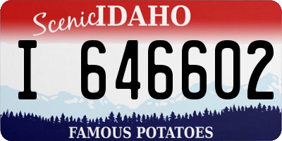 ID license plate I646602