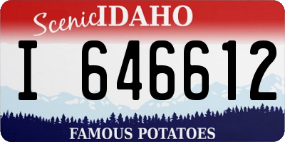 ID license plate I646612